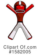 Red Design Mascot Clipart #1582005 by Leo Blanchette