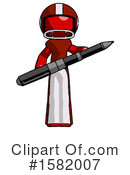 Red Design Mascot Clipart #1582007 by Leo Blanchette