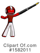 Red Design Mascot Clipart #1582011 by Leo Blanchette
