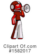 Red Design Mascot Clipart #1582017 by Leo Blanchette