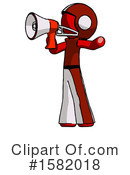 Red Design Mascot Clipart #1582018 by Leo Blanchette