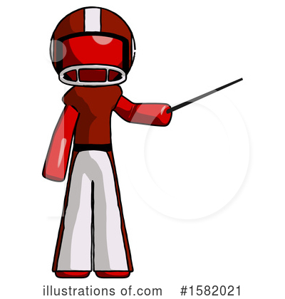 Royalty-Free (RF) Red Design Mascot Clipart Illustration by Leo Blanchette - Stock Sample #1582021