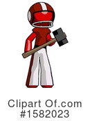 Red Design Mascot Clipart #1582023 by Leo Blanchette