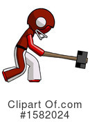 Red Design Mascot Clipart #1582024 by Leo Blanchette