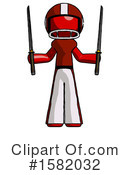 Red Design Mascot Clipart #1582032 by Leo Blanchette