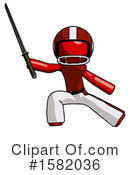 Red Design Mascot Clipart #1582036 by Leo Blanchette