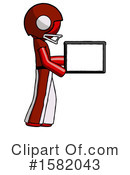 Red Design Mascot Clipart #1582043 by Leo Blanchette