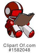 Red Design Mascot Clipart #1582048 by Leo Blanchette
