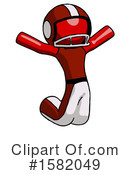 Red Design Mascot Clipart #1582049 by Leo Blanchette