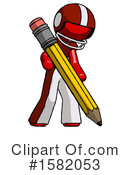 Red Design Mascot Clipart #1582053 by Leo Blanchette