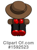 Red Design Mascot Clipart #1592523 by Leo Blanchette
