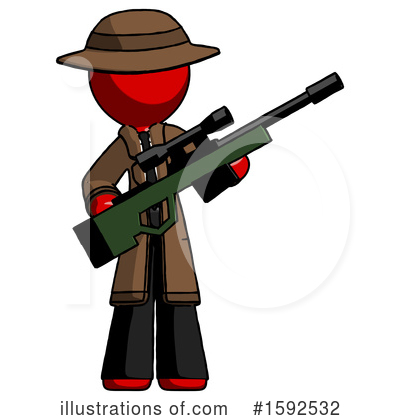 Royalty-Free (RF) Red Design Mascot Clipart Illustration by Leo Blanchette - Stock Sample #1592532