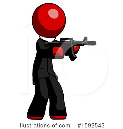 Royalty-Free (RF) Red Design Mascot Clipart Illustration by Leo Blanchette - Stock Sample #1592543