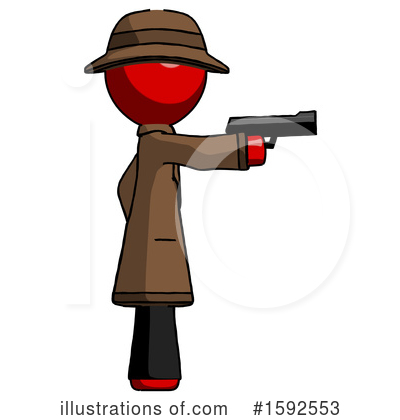 Royalty-Free (RF) Red Design Mascot Clipart Illustration by Leo Blanchette - Stock Sample #1592553