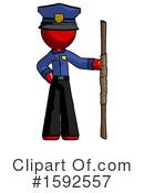Red Design Mascot Clipart #1592557 by Leo Blanchette