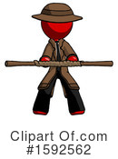 Red Design Mascot Clipart #1592562 by Leo Blanchette