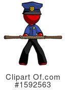 Red Design Mascot Clipart #1592563 by Leo Blanchette