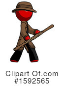 Red Design Mascot Clipart #1592565 by Leo Blanchette