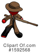 Red Design Mascot Clipart #1592568 by Leo Blanchette