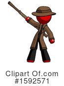 Red Design Mascot Clipart #1592571 by Leo Blanchette