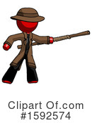 Red Design Mascot Clipart #1592574 by Leo Blanchette