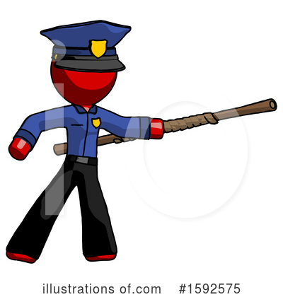 Royalty-Free (RF) Red Design Mascot Clipart Illustration by Leo Blanchette - Stock Sample #1592575