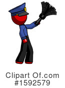 Red Design Mascot Clipart #1592579 by Leo Blanchette