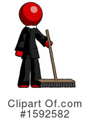 Red Design Mascot Clipart #1592582 by Leo Blanchette