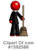 Red Design Mascot Clipart #1592588 by Leo Blanchette