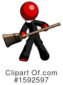 Red Design Mascot Clipart #1592597 by Leo Blanchette