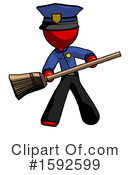 Red Design Mascot Clipart #1592599 by Leo Blanchette
