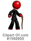 Red Design Mascot Clipart #1592600 by Leo Blanchette