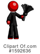 Red Design Mascot Clipart #1592636 by Leo Blanchette
