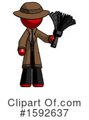 Red Design Mascot Clipart #1592637 by Leo Blanchette