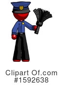 Red Design Mascot Clipart #1592638 by Leo Blanchette