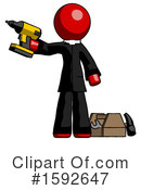 Red Design Mascot Clipart #1592647 by Leo Blanchette