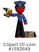 Red Design Mascot Clipart #1592649 by Leo Blanchette