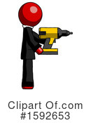 Red Design Mascot Clipart #1592653 by Leo Blanchette