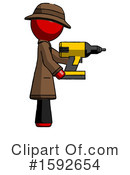 Red Design Mascot Clipart #1592654 by Leo Blanchette