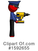 Red Design Mascot Clipart #1592655 by Leo Blanchette