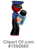 Red Design Mascot Clipart #1592660 by Leo Blanchette