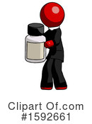 Red Design Mascot Clipart #1592661 by Leo Blanchette