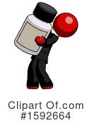 Red Design Mascot Clipart #1592664 by Leo Blanchette