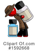 Red Design Mascot Clipart #1592668 by Leo Blanchette