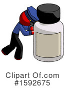 Red Design Mascot Clipart #1592675 by Leo Blanchette