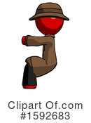 Red Design Mascot Clipart #1592683 by Leo Blanchette