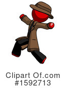 Red Design Mascot Clipart #1592713 by Leo Blanchette