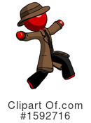 Red Design Mascot Clipart #1592716 by Leo Blanchette