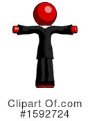 Red Design Mascot Clipart #1592724 by Leo Blanchette