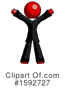 Red Design Mascot Clipart #1592727 by Leo Blanchette